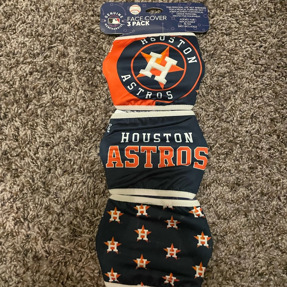Houston Astros Face Masks / Face Covers
